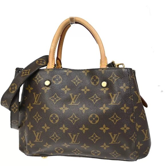 LOUIS VUITTON Montaigne BB Hand shoulder bag Monogram Leather BN M41055 23SH748 - Picture 1 of 16